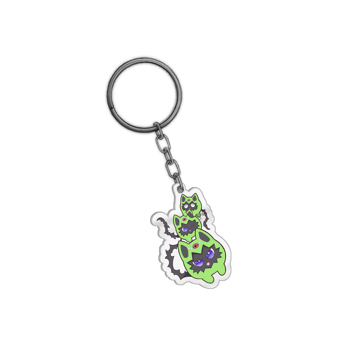 Fufu Stacked Gary Keychain
