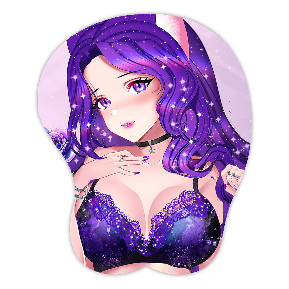 Amethyst Astra "Celestial Guardian" 3D Mousepad