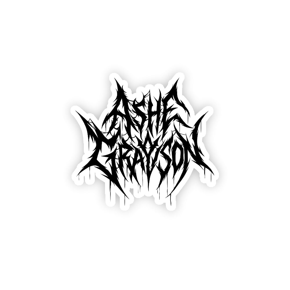 Ashe Grayson "Logo" Sticker
