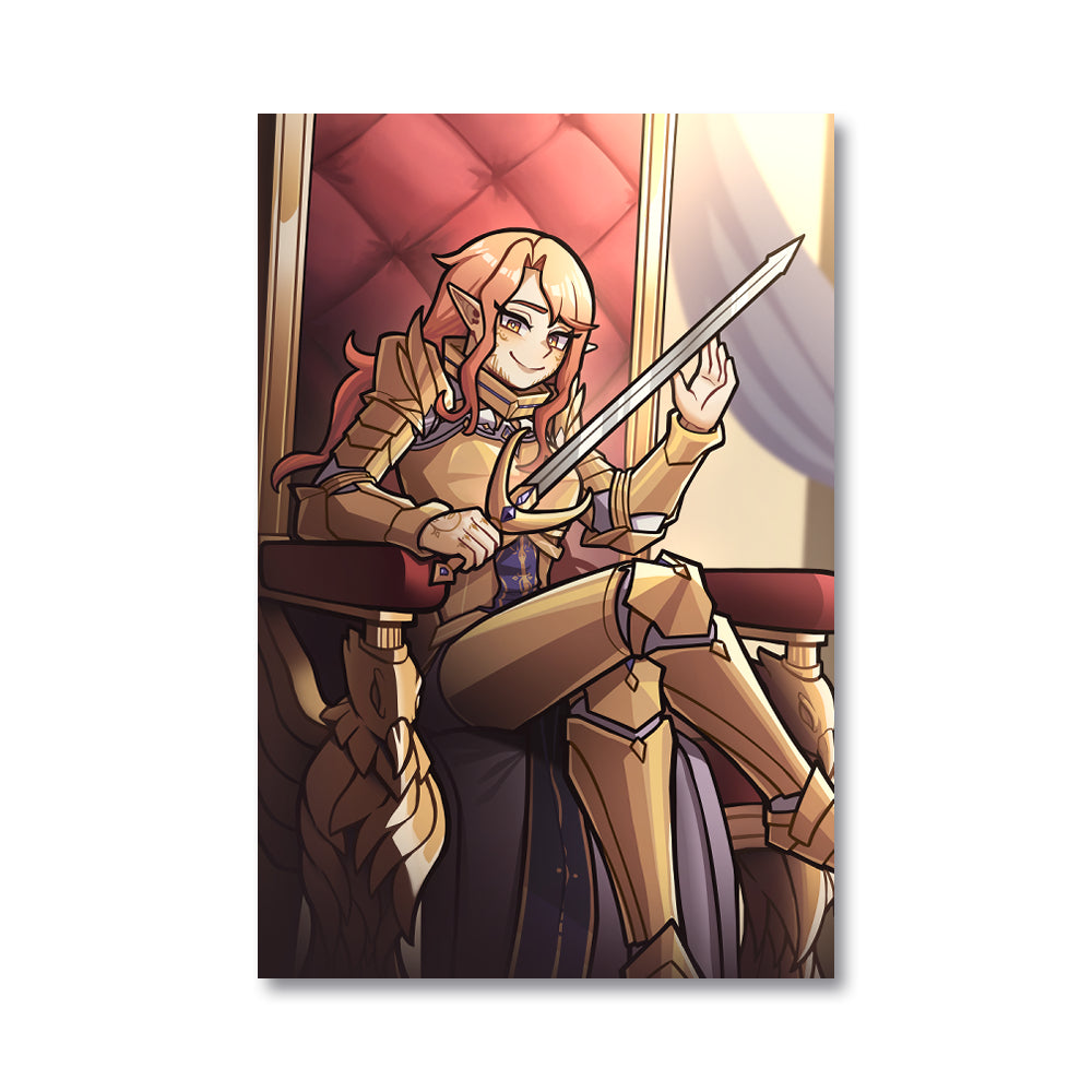 Aurelia Tempris "Knight Throne" Poster