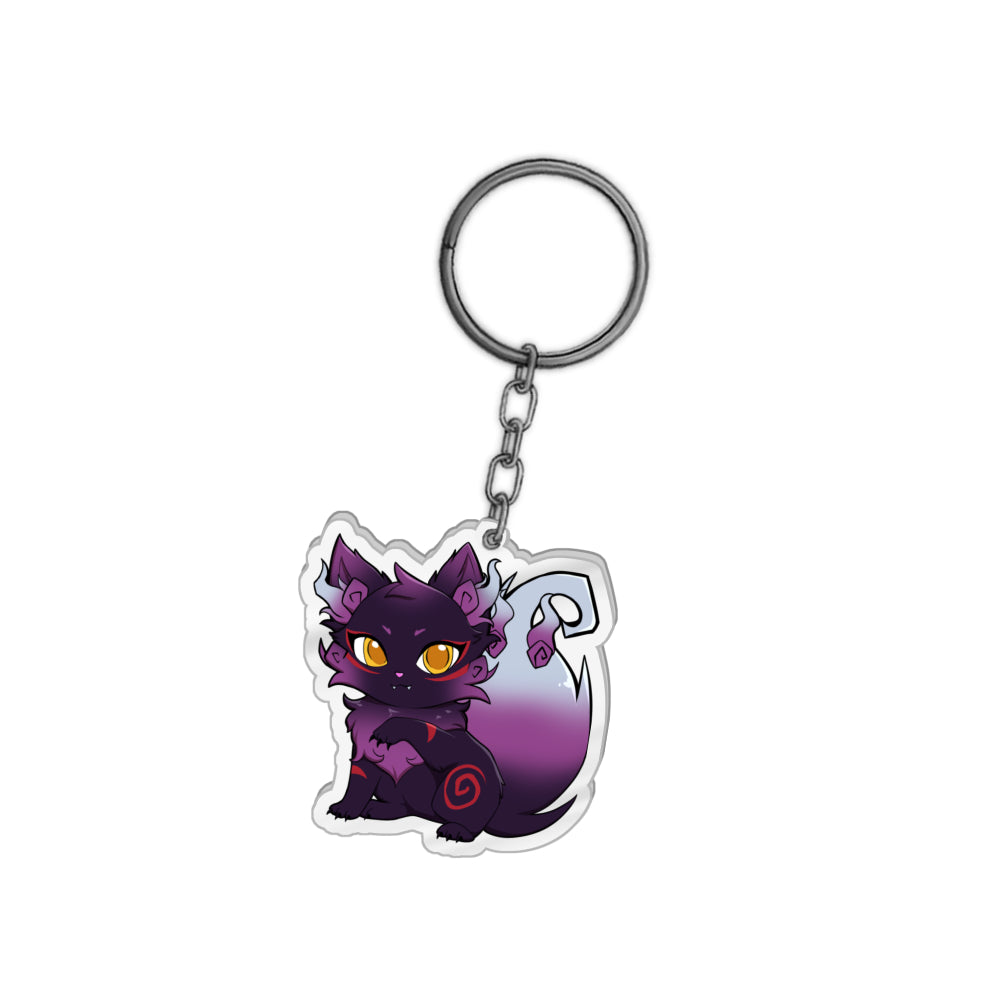 ChibiOkamiVT Chibi Keychain