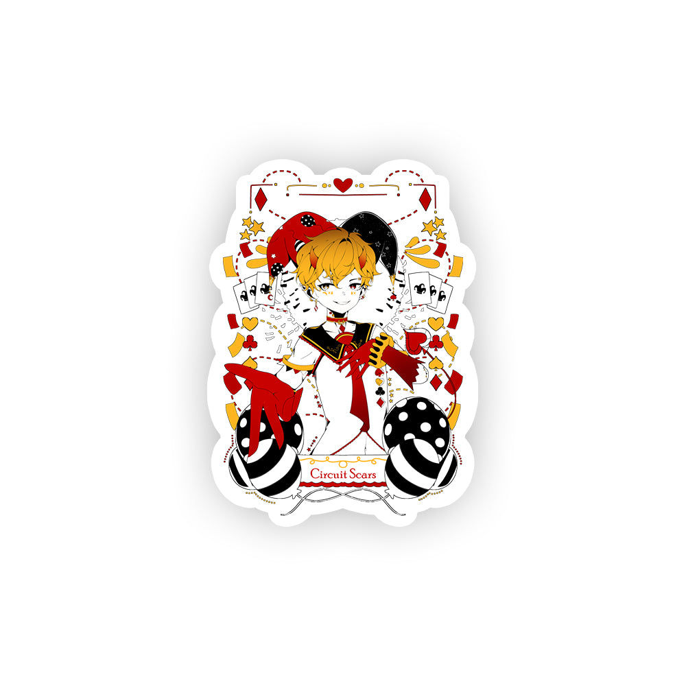 CircuitScars Sticker