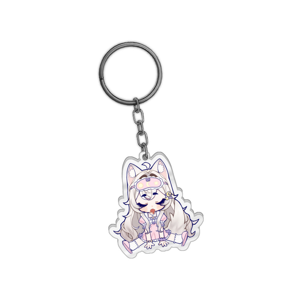 Cweamcat Sleepy Chibi Keychain