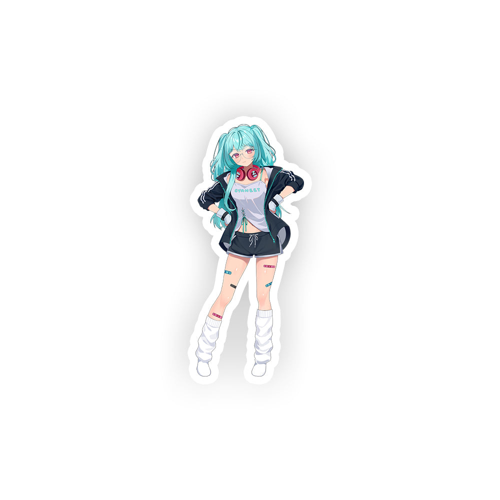 CyanaVT Pouty Sticker