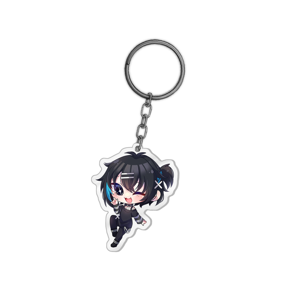 Goth Boy and the Jock Jasper Keychain