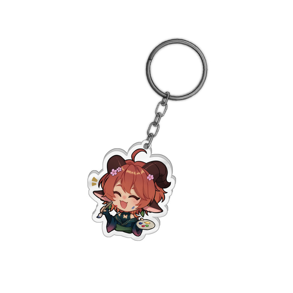 HeySolvae Painting Keychain
