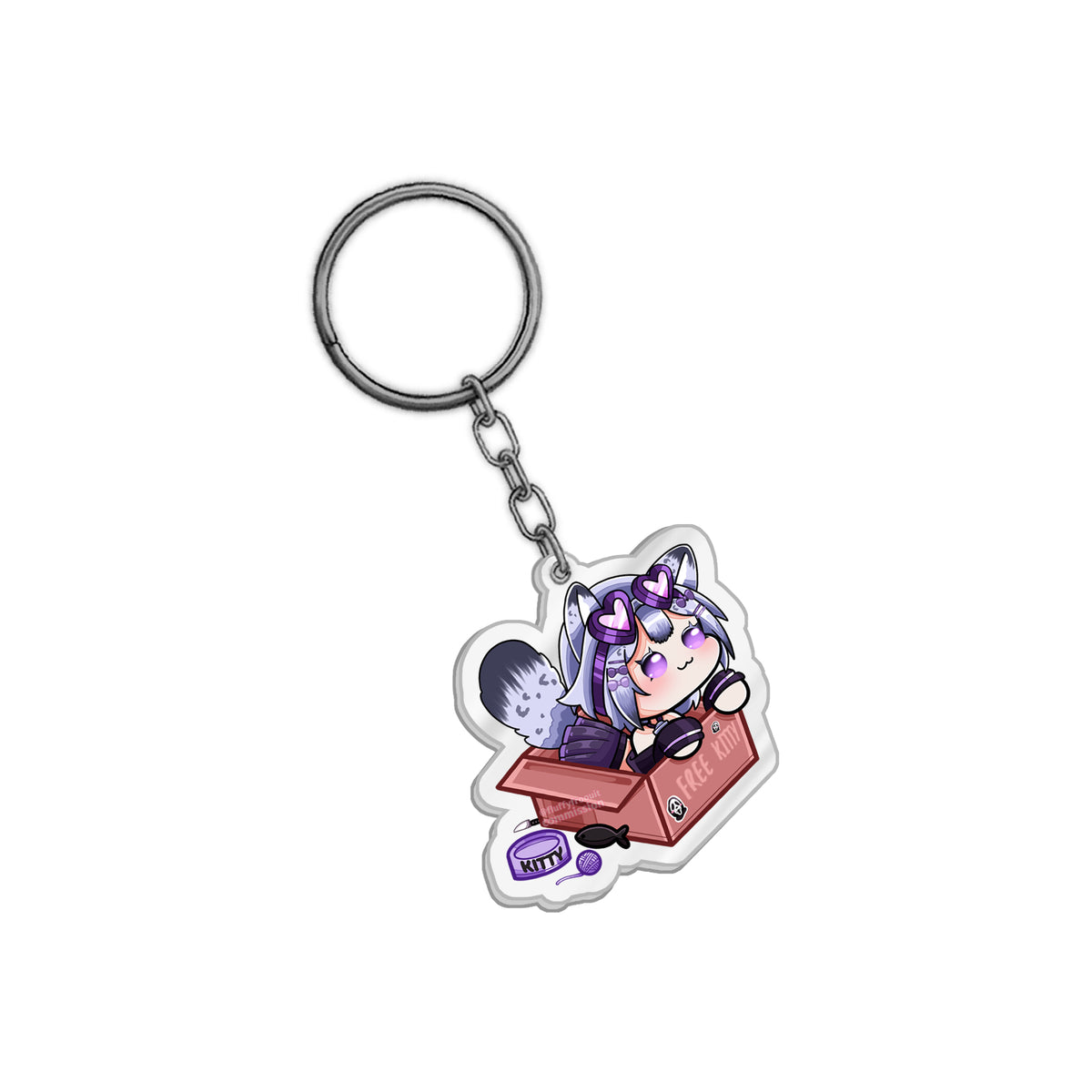InstantKitty "Free Kitty" Keychain
