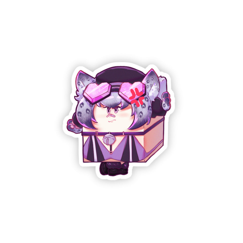 InstantKitty "Kitty Cubed" Sticker