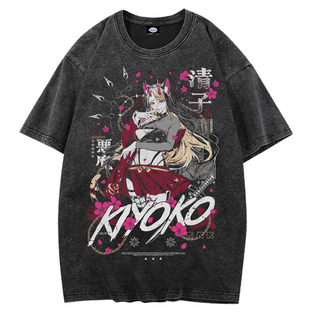 KiyokoCoco Acid Wash T-Shirt Campaign
