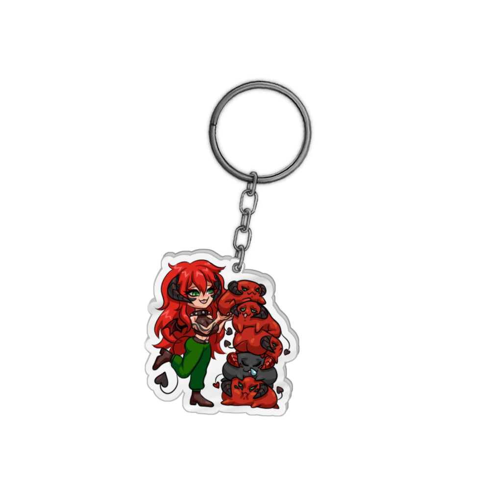Lava Savage 'Bingus Tower' Keychain