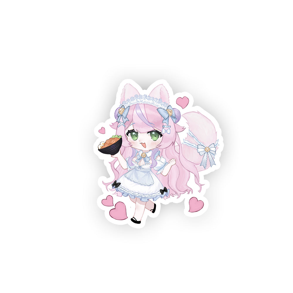 Lunitooony Maid sticker