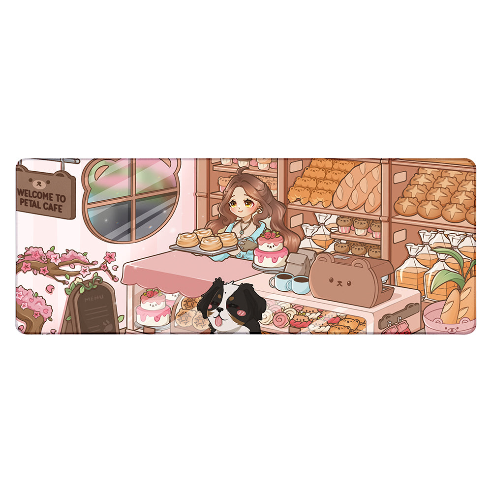 May Sakura Bakery XL Mousepad