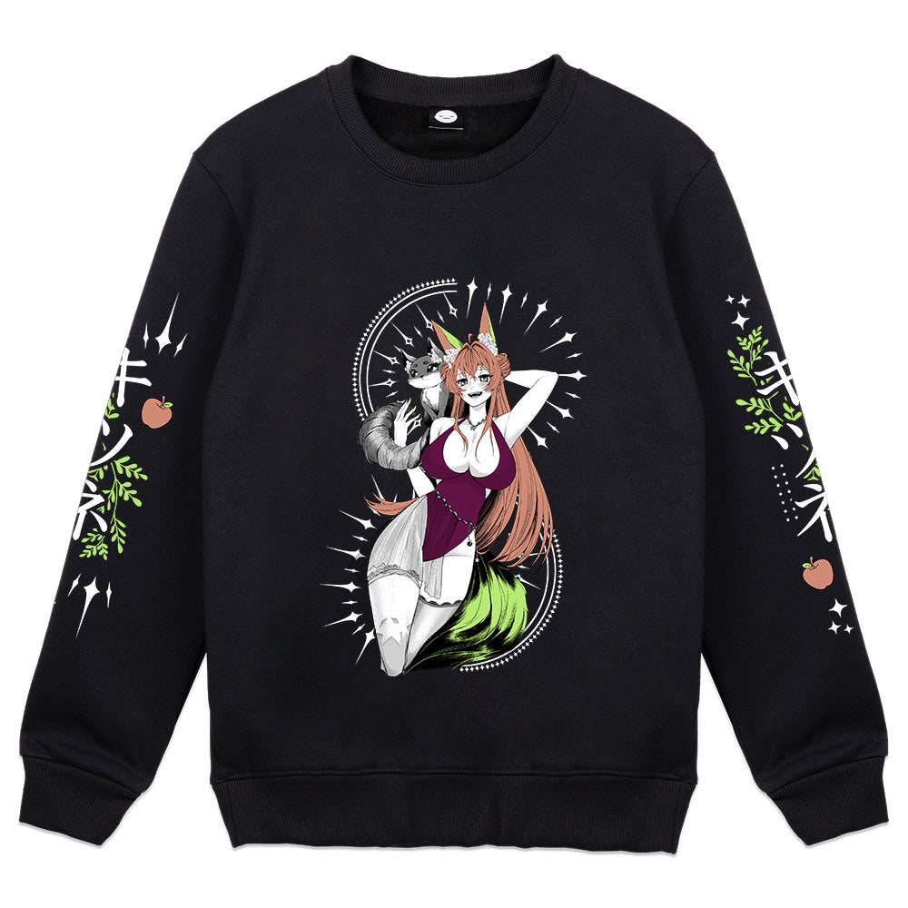 YourItalianWaifu Radiant Kitsune Crewneck