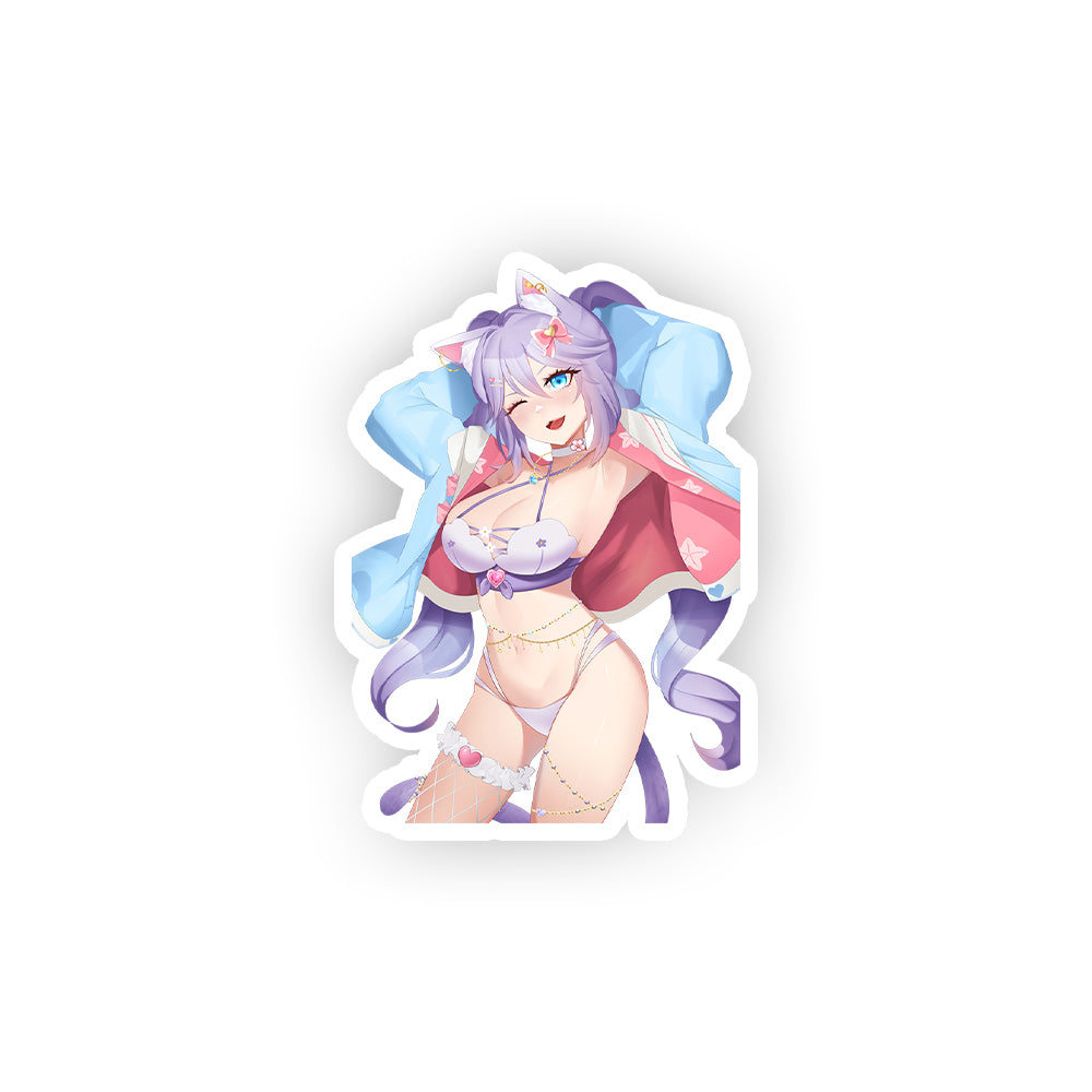 meowjennycat Summertime! Sticker