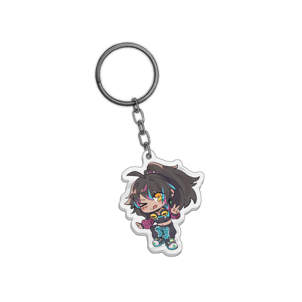 NeonHarper Peace Chibi Keychain