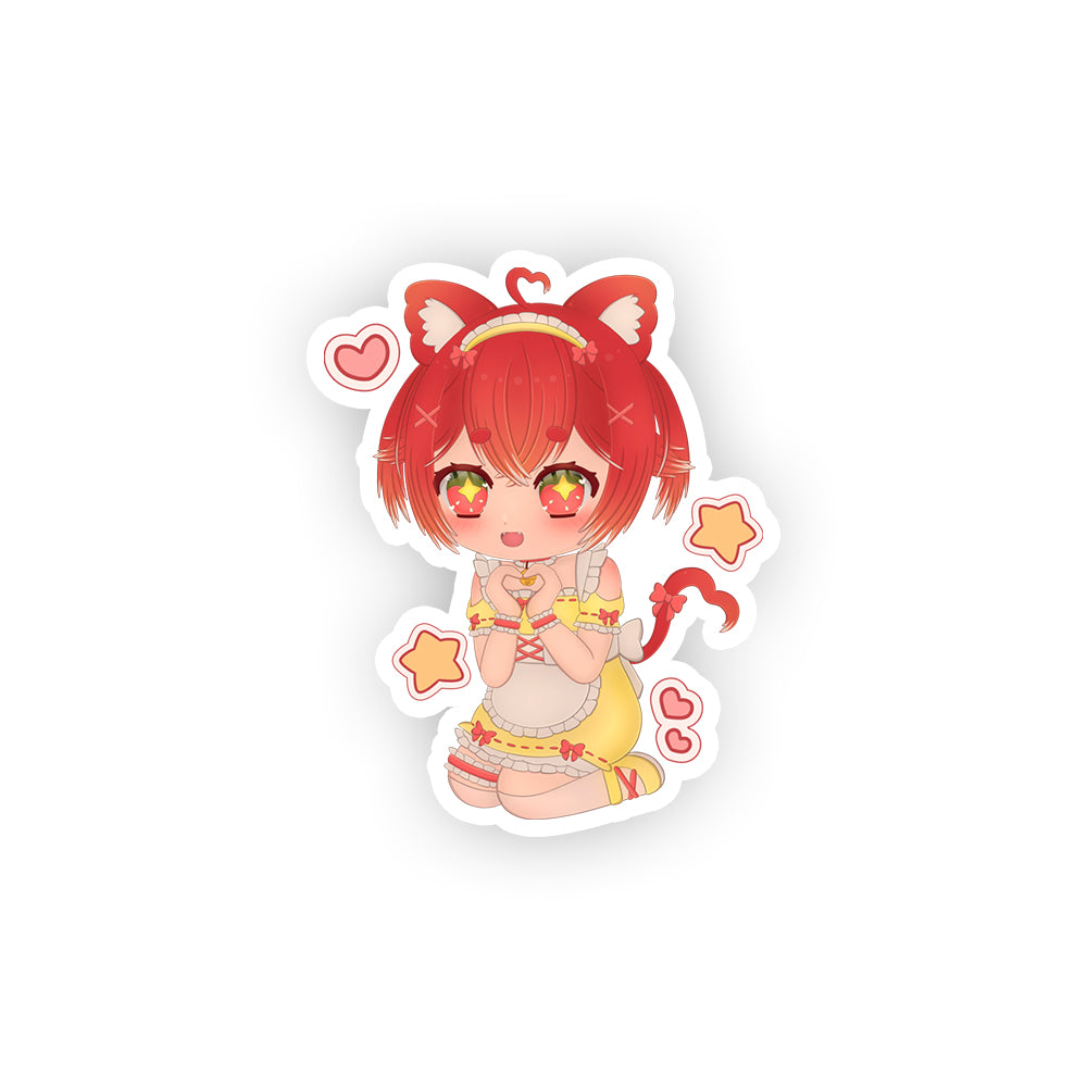 Niwwu Sitting Chibi Sticker