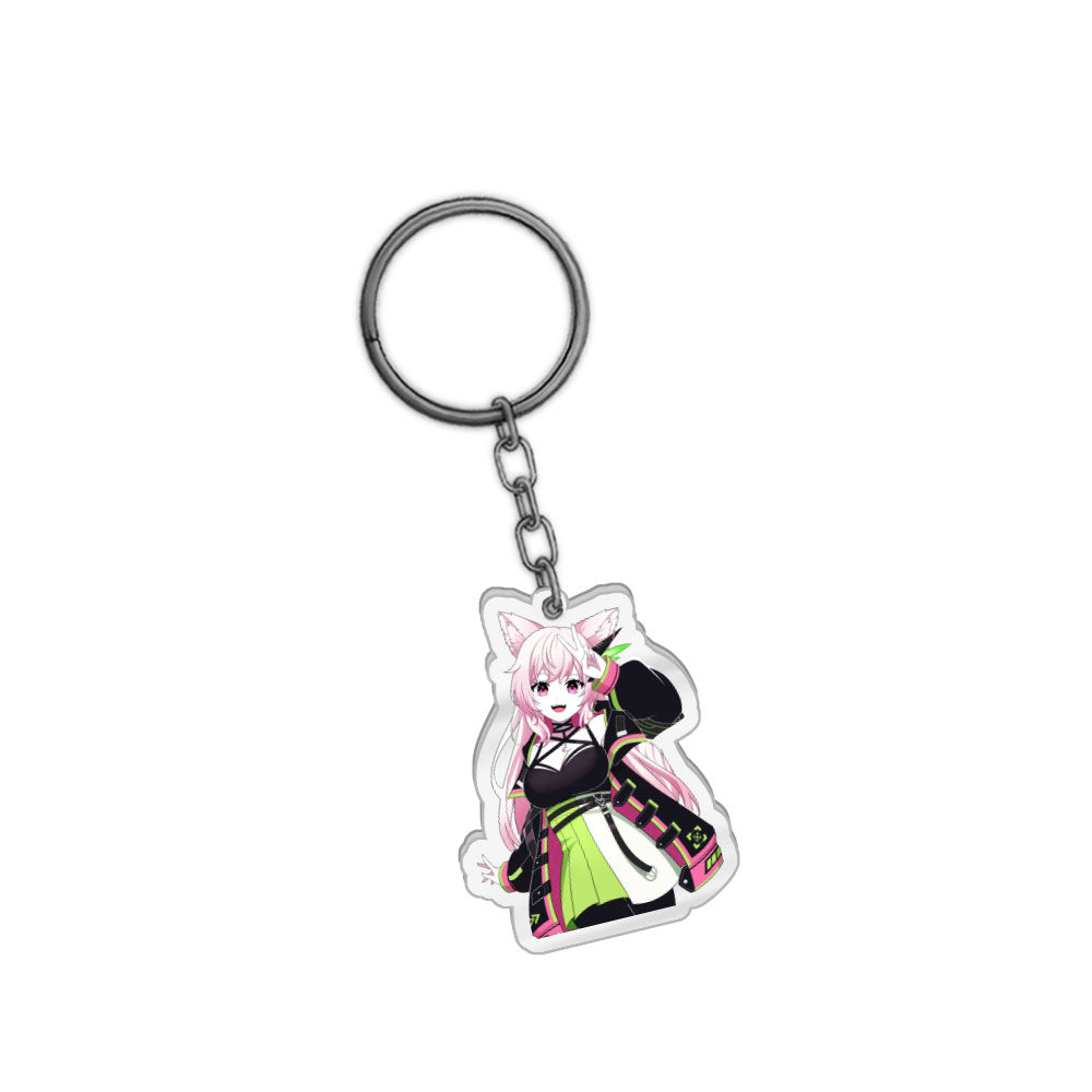 PlatinumMeg "CyberMeg" Keychain