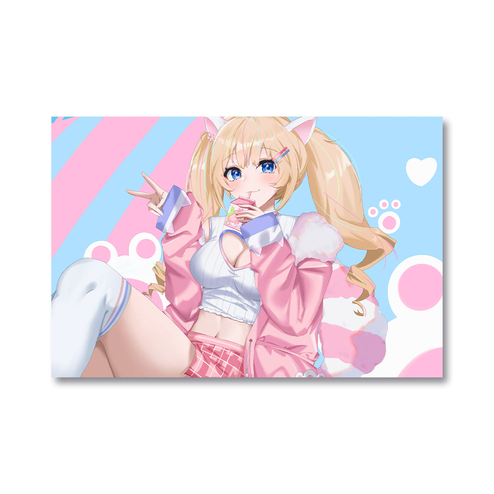 Peachmilky Peachy Poster