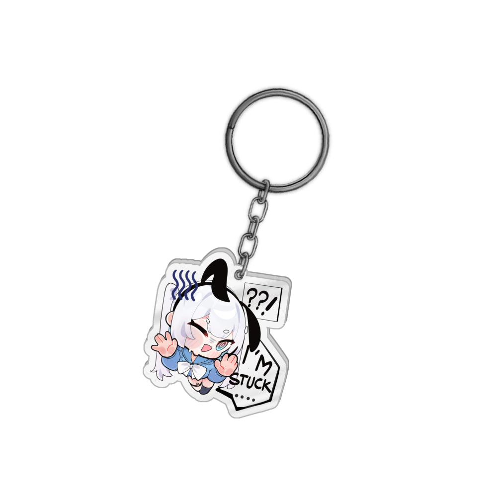 Sally Sinclair Stuck Keychain