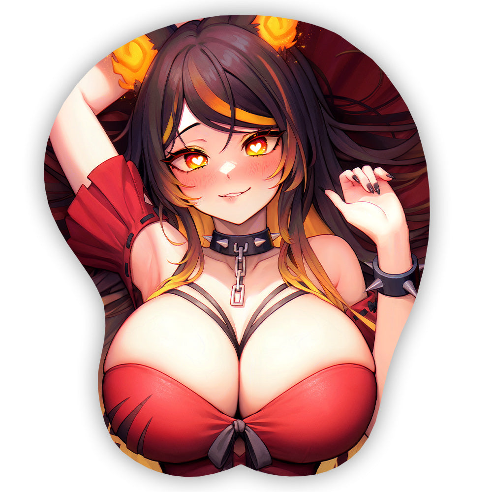 Sinder Red 3D Mousepad