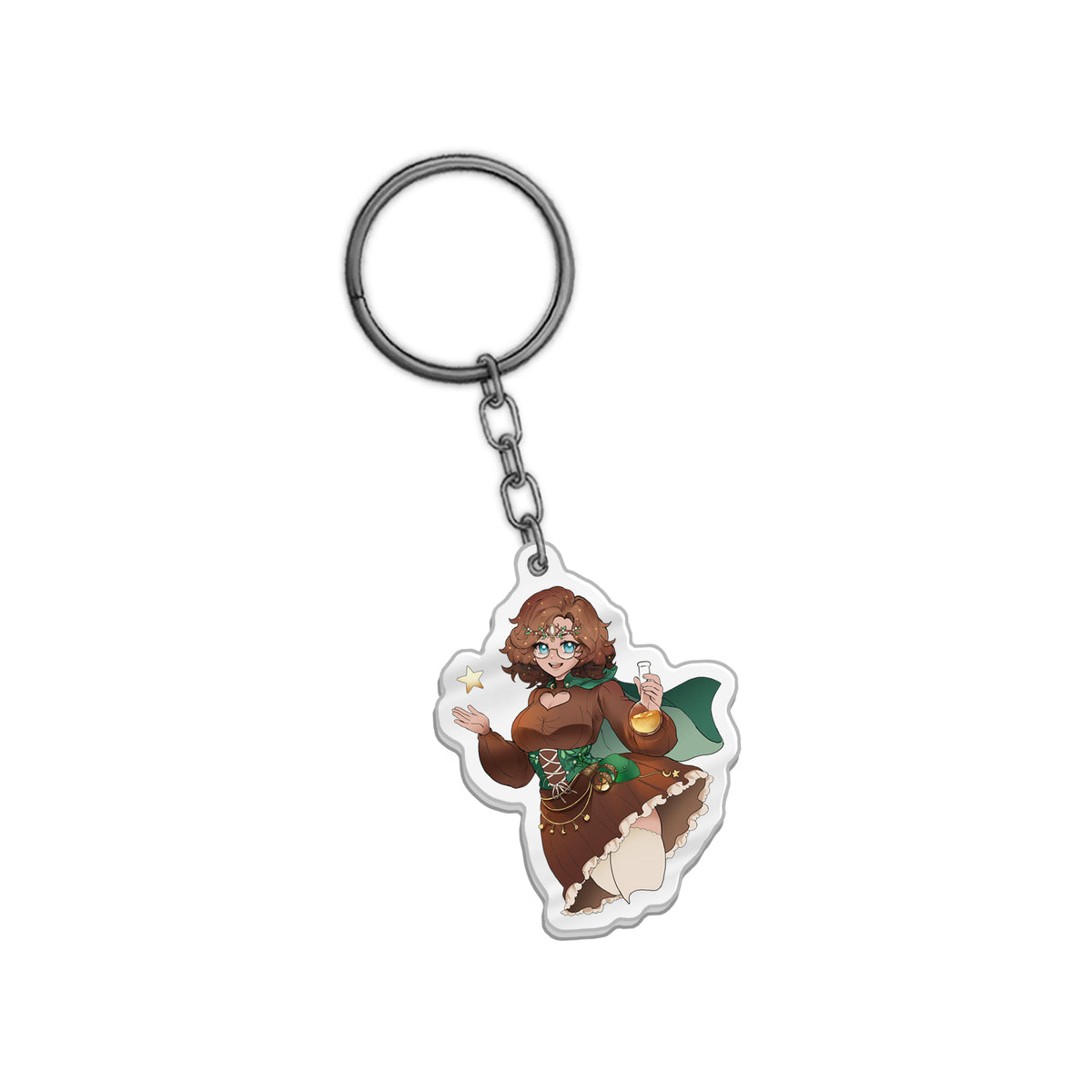 SpaceBadger777 Whimsical Keychain