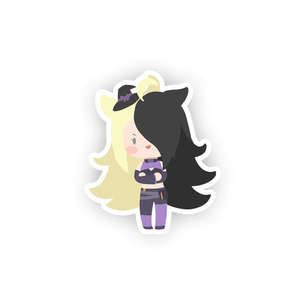 Spellydoesart Chibi Rocker Sticker