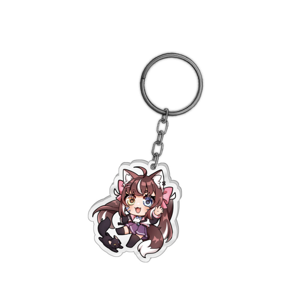 SpukyCat "CATTO" Keychain - Black