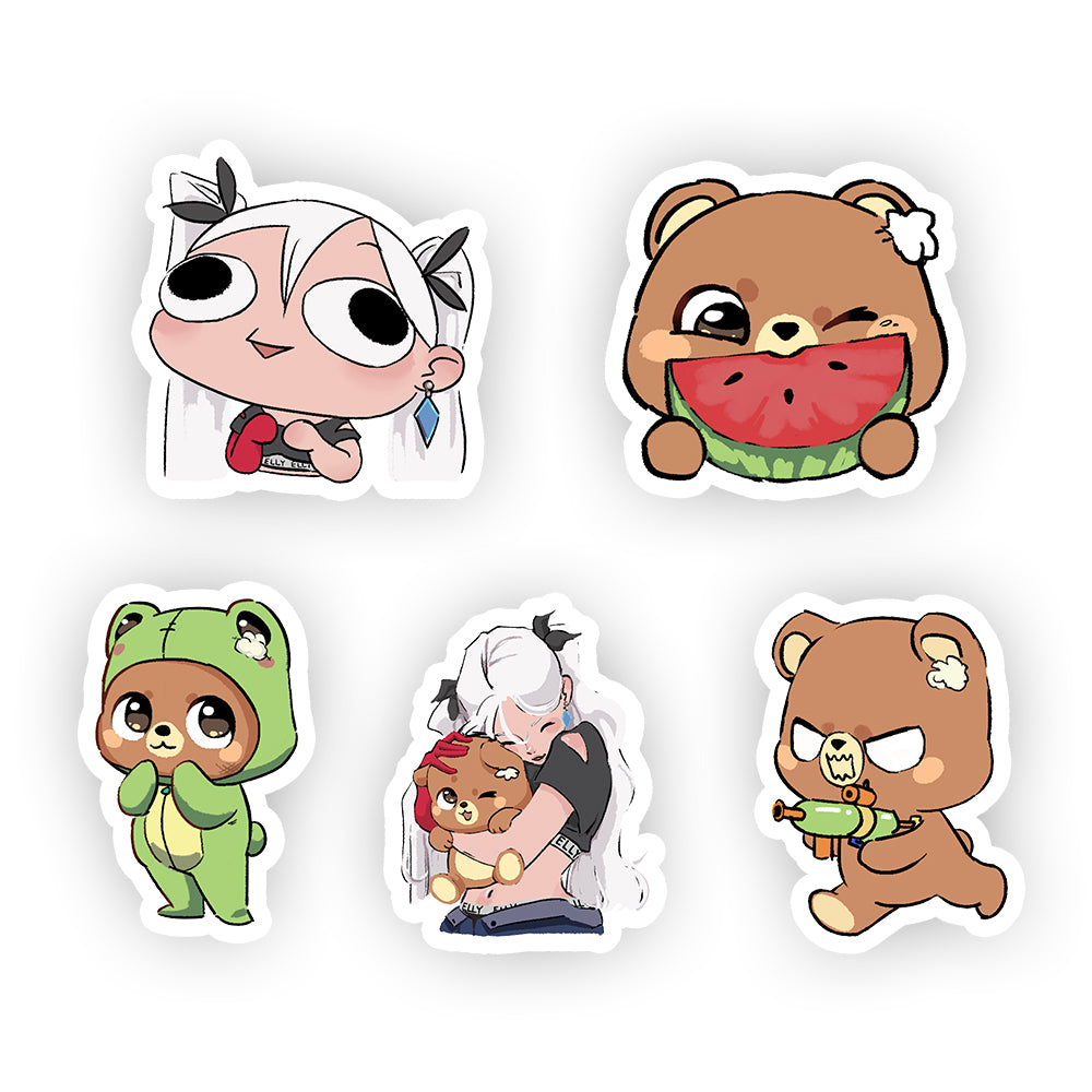 Elly Bears Sticker Pack