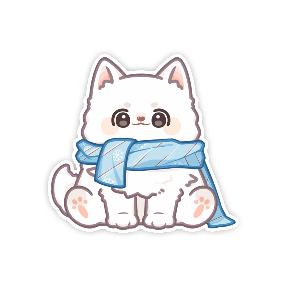 YukineOlwin Pupper Scarf Sticker