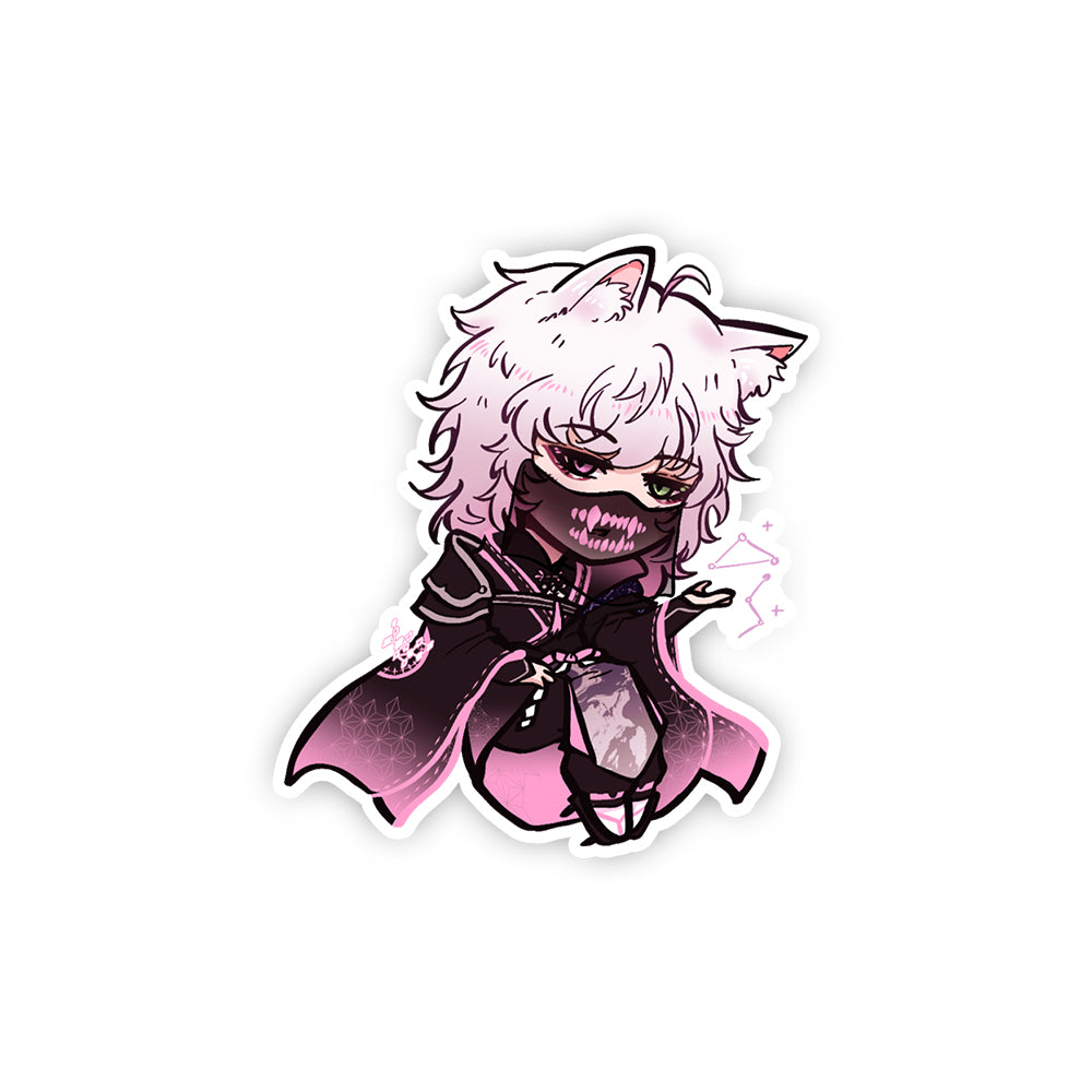 Silopunk Wanderlust Chibi Sticker