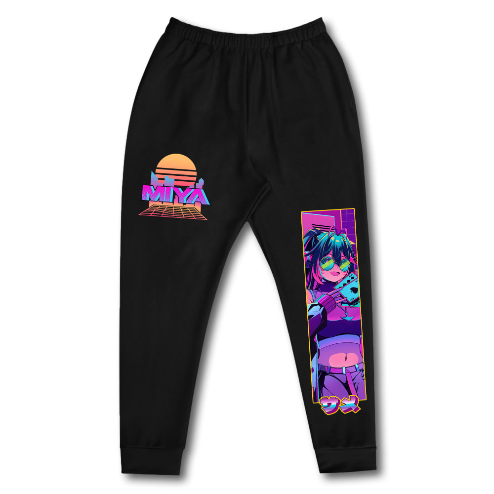 Miya_Mareena Black Sweatpants