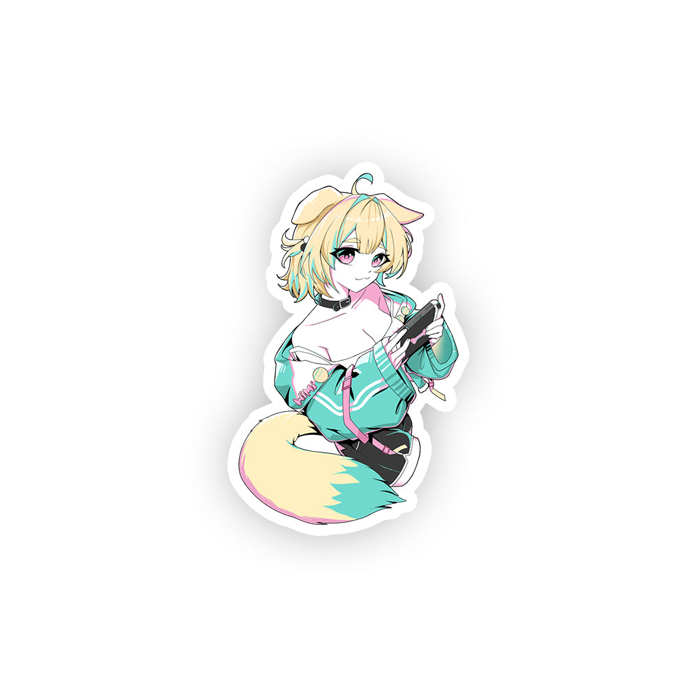 Wimiwan 'Minty Net' Sticker