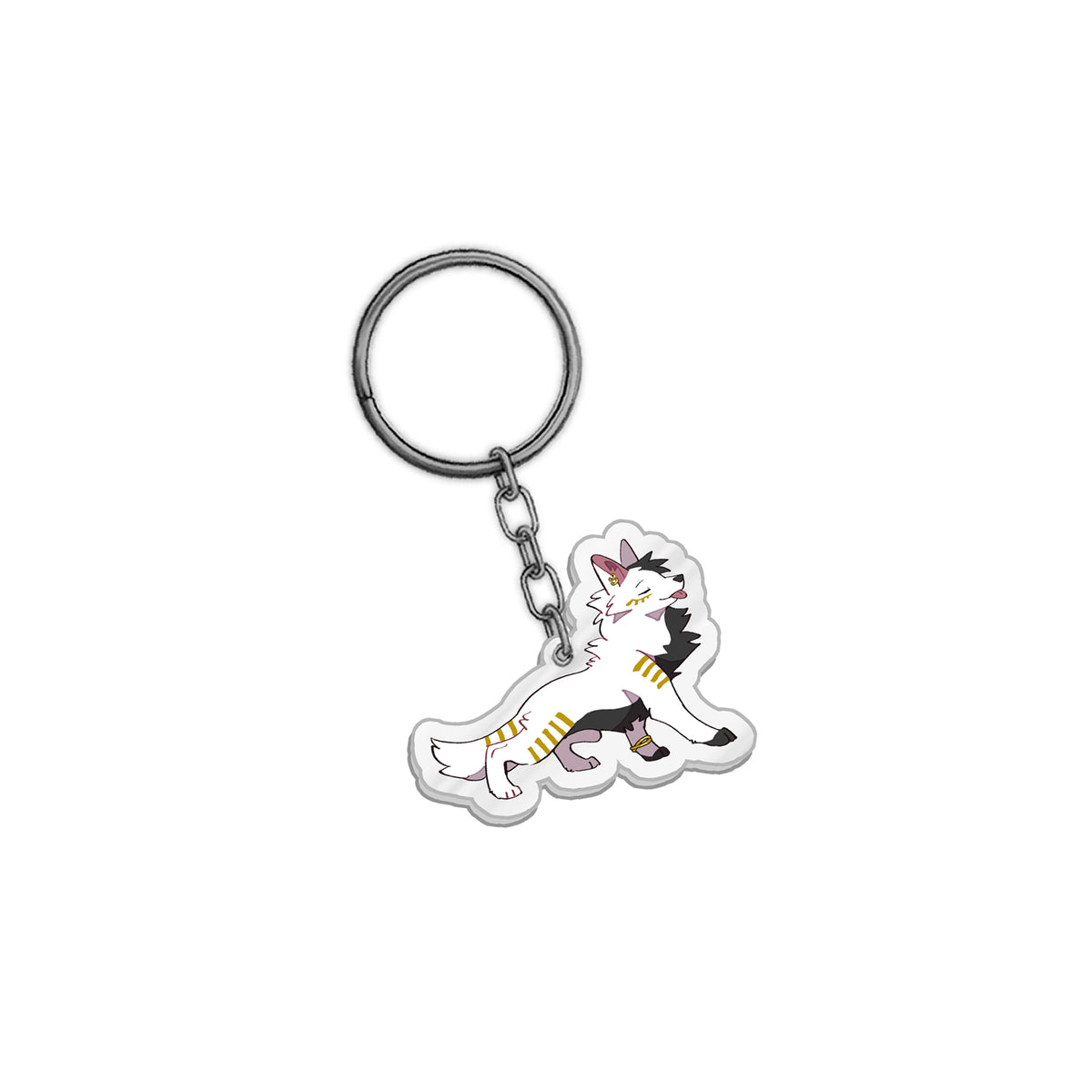 Winterwolve "Wolf Tongue-Out" Keychain