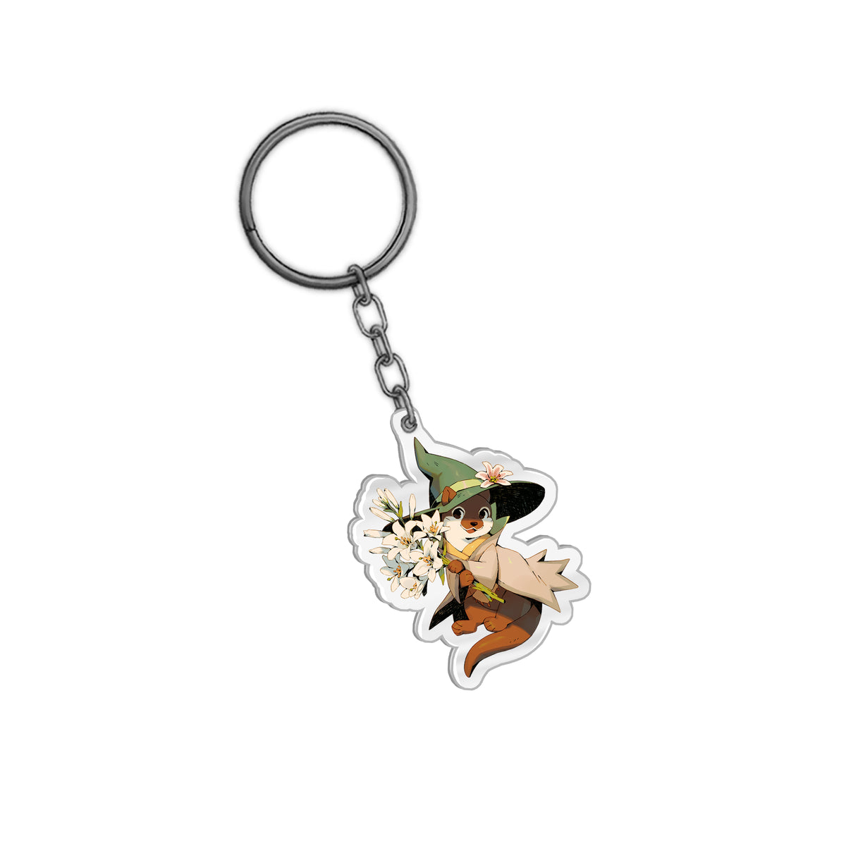 LongLiveReya Lilypad Floral Keychain