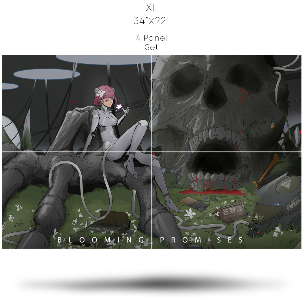 Blooming Promises Anime Poster