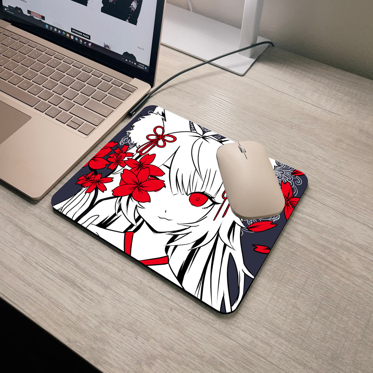 Foxplushy Flower Petal Mousepad