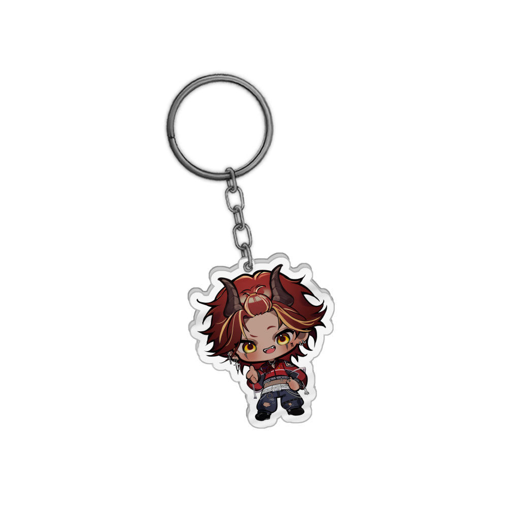 Abaddon Hair Up Chibi Keychain