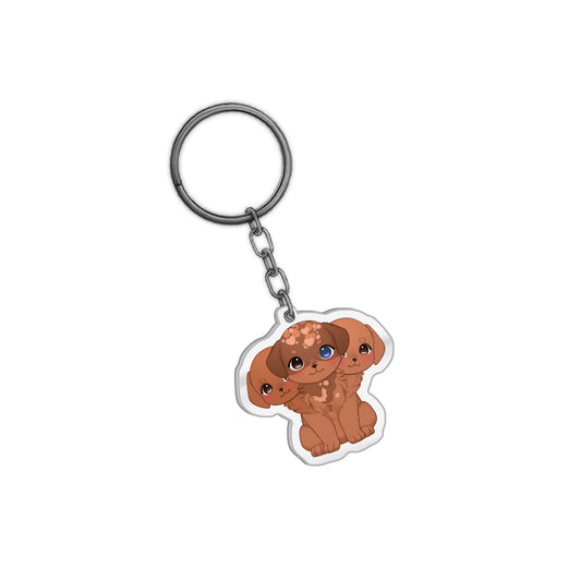 CreonCrayon Cerberus Keychain