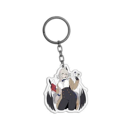 KiraHishotori Bird Secretary Keychain