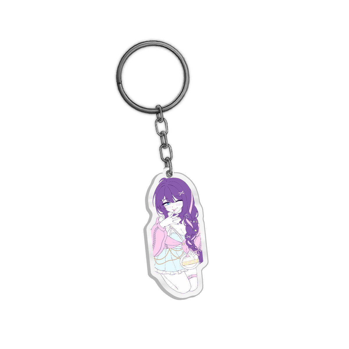 squiiishhh "Purple Eggplant" Keychain