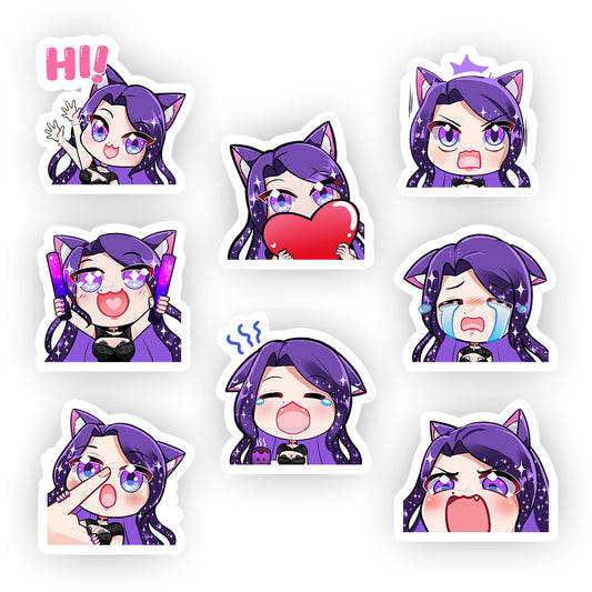 Amethyst Astra "Celestial Guardian" Sticker Pack