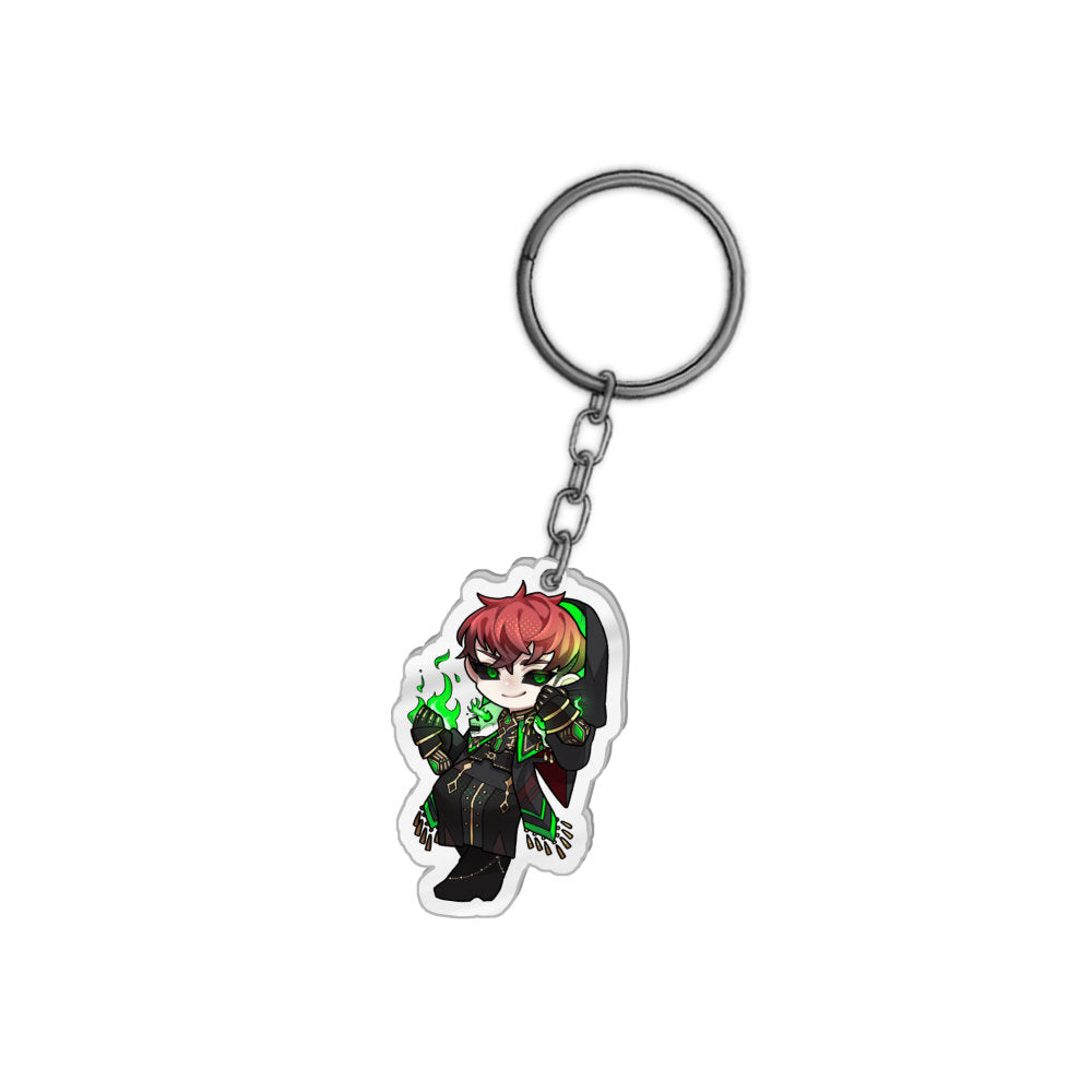 BaerBaalZak Necromancer Keychain