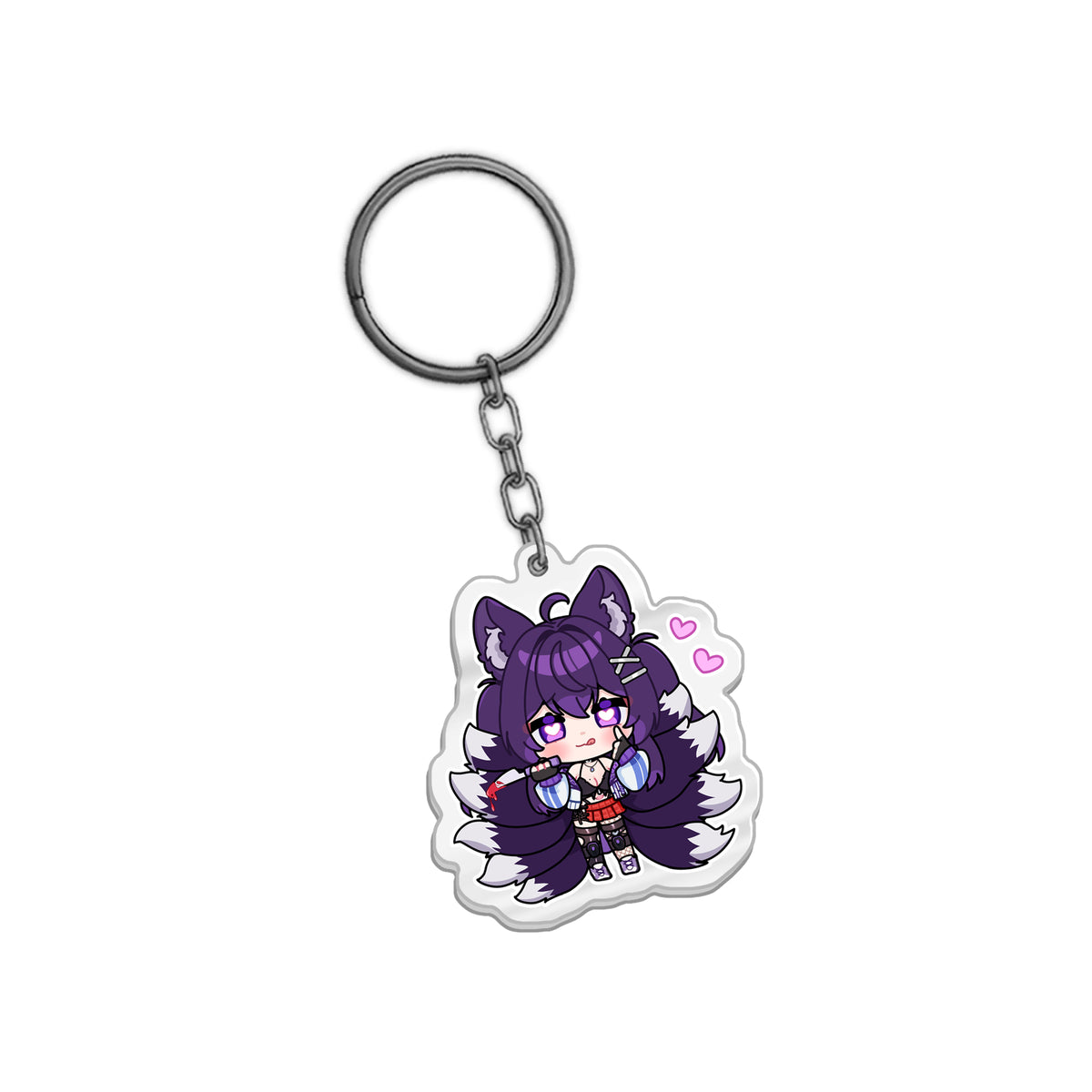 Bakukyo 'Error: Pr0j3ct K1t5un3' Keychain