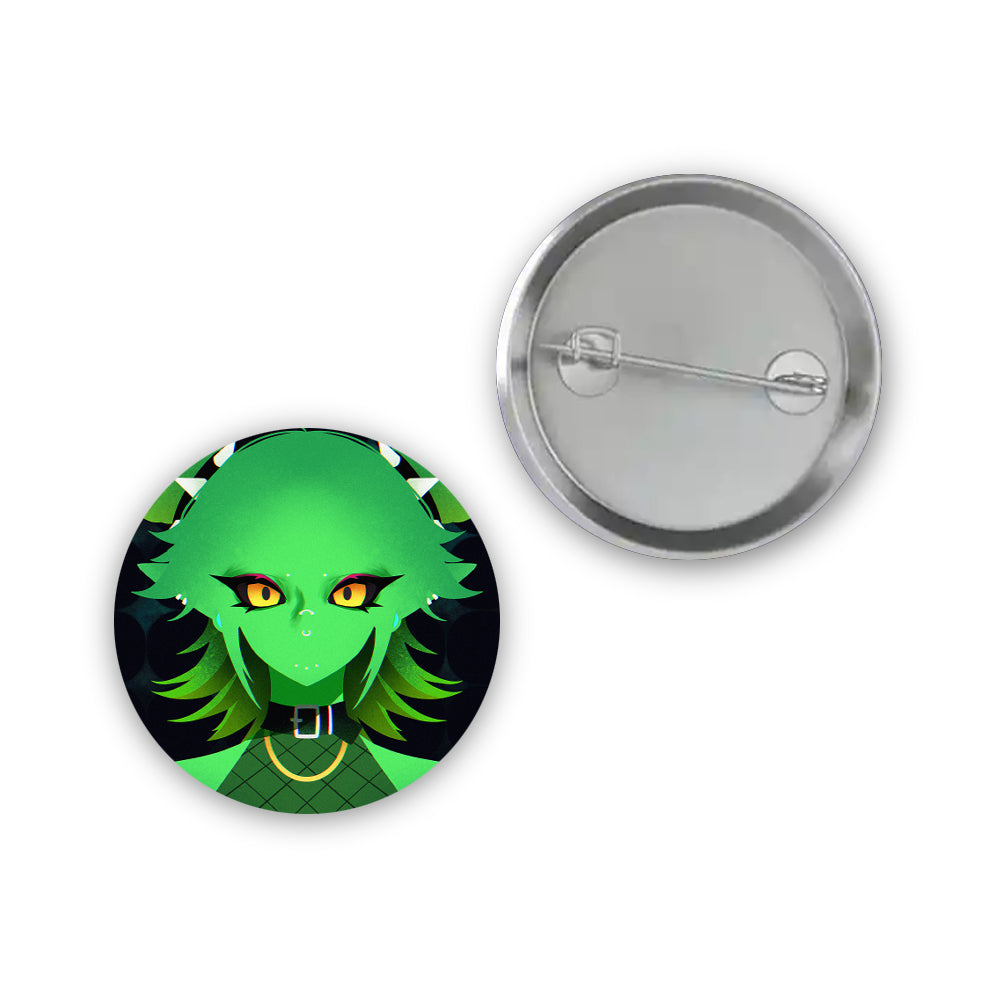 BasilBoose Button Pin