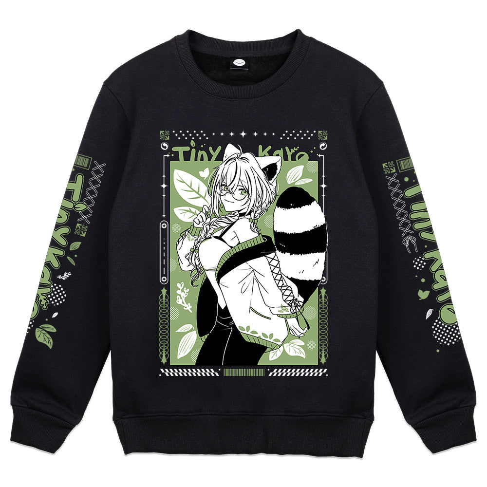 TinyKaro Raccoon Crewneck