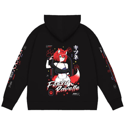 FoxxyRavelle Streetwear Zip Up Hoodie