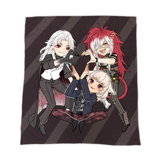Trinity Trio Heart Blanket