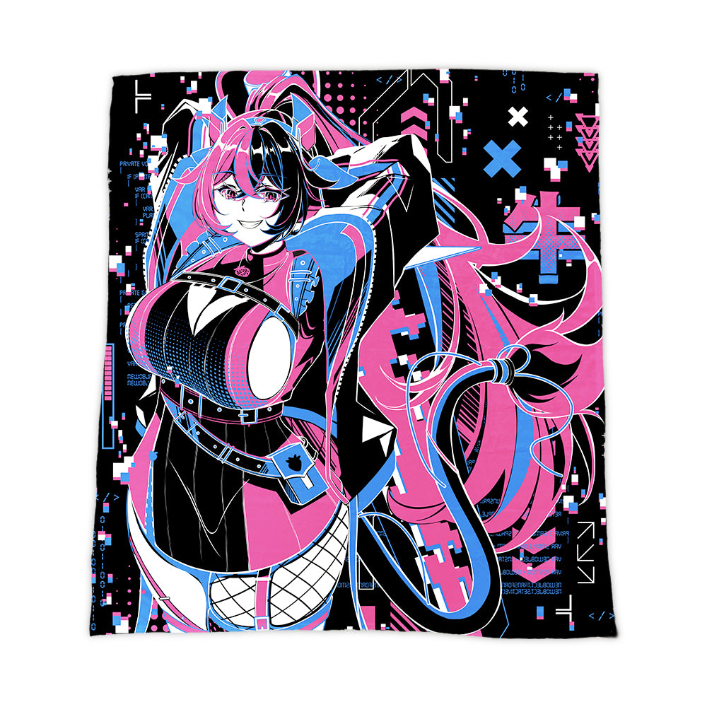 EuphoriaPlays "CyberCow" Blanket