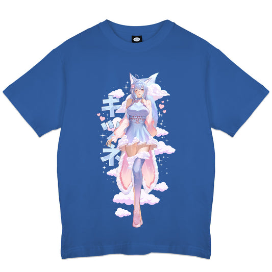 Atzuli Dreamy Fox Blue T-Shirt