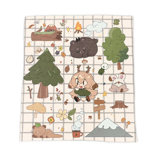 cassafrass "Cozy Cabin Crew" Blanket